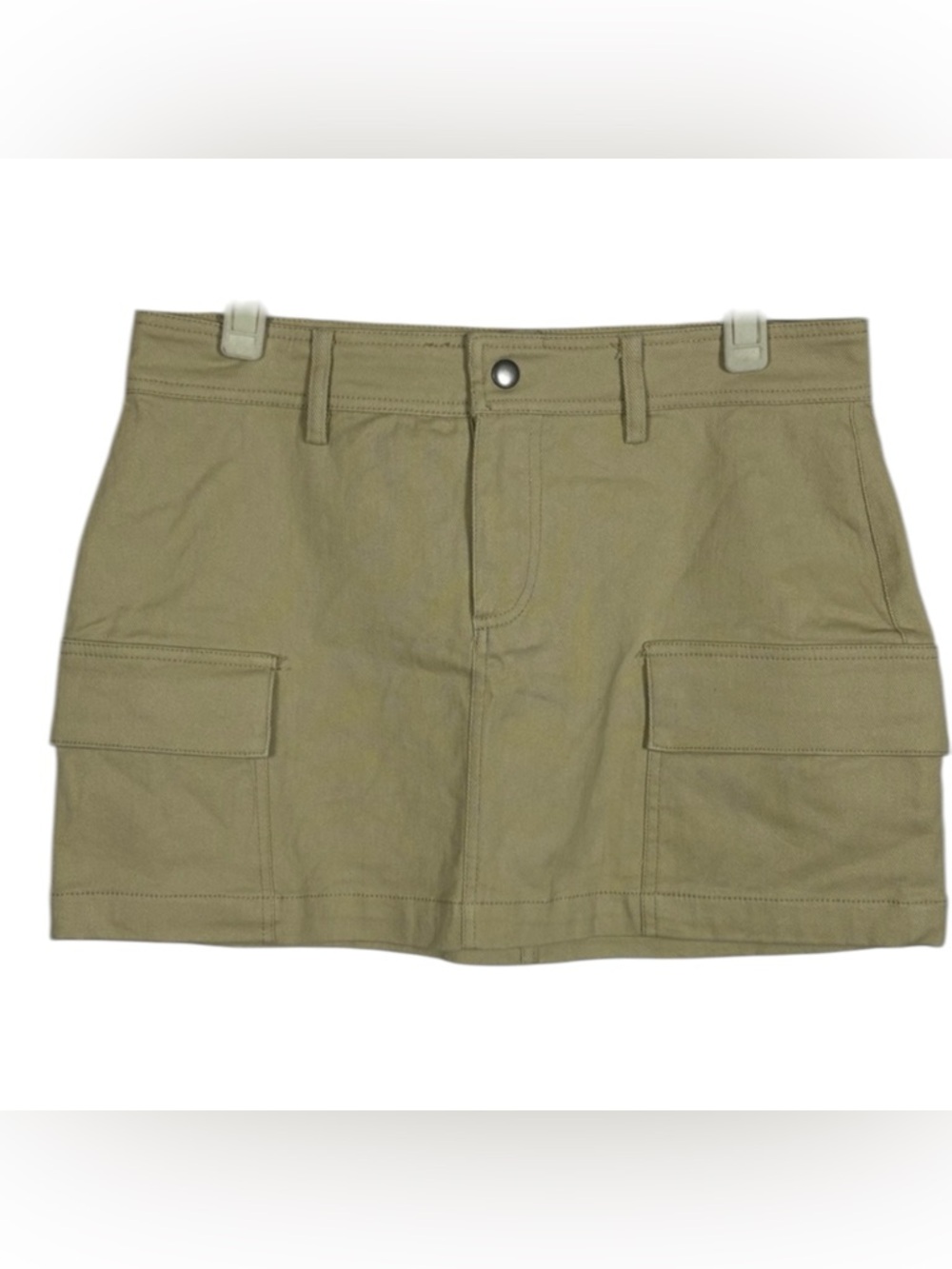 Lea & Viola Mini Skirt Khaki Medium